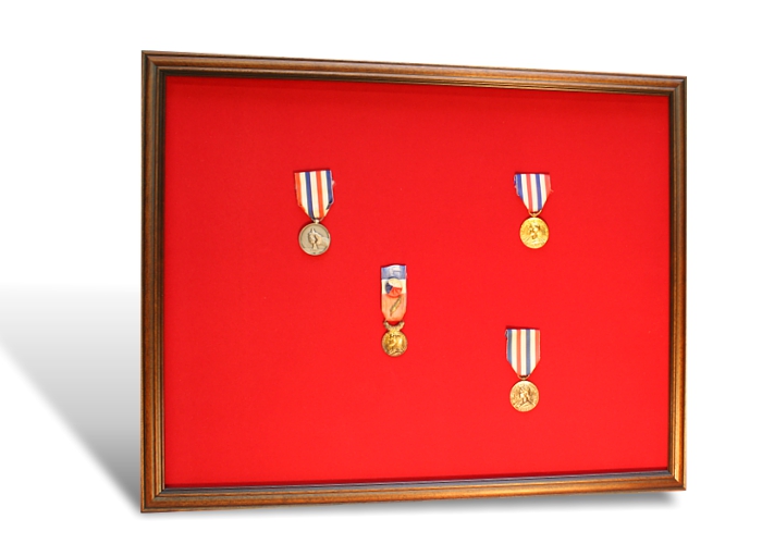 Cadre d’affichage, support de vitrine flottante 3d, spécimen de médaille  militaire boîte transparente de médaille (noir)